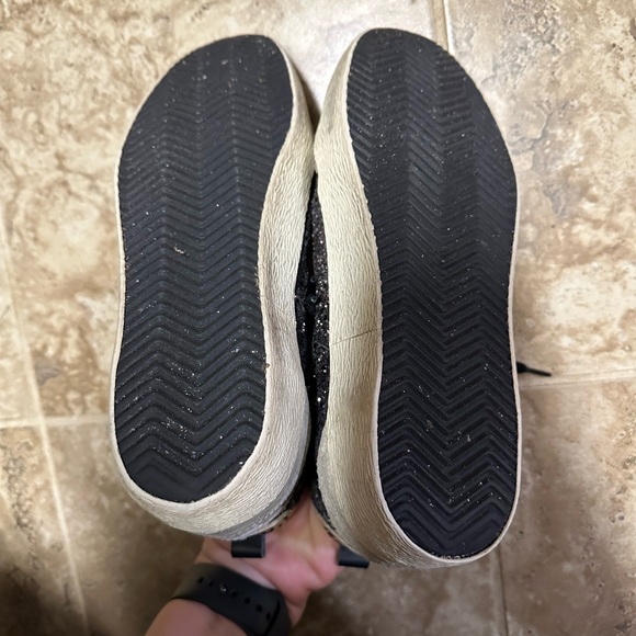Golden Goose Black and White Glitter Sneakers - Picture 4 of 4